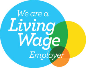 Living wage employer logo.