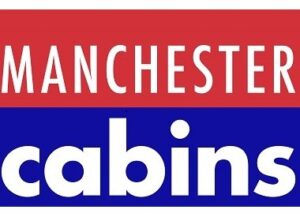 Manchester Cabins logo. 