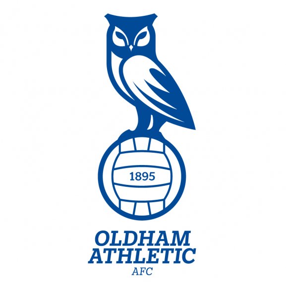 Oldham Athletic AFC logo.