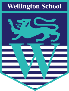 Wellington School logo. 